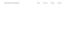 Tablet Screenshot of ecoworks-studio.com